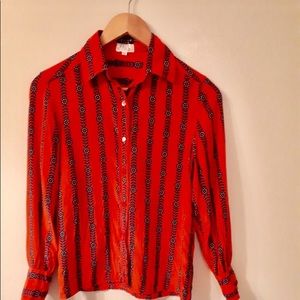 Vintage Silk Celine Top